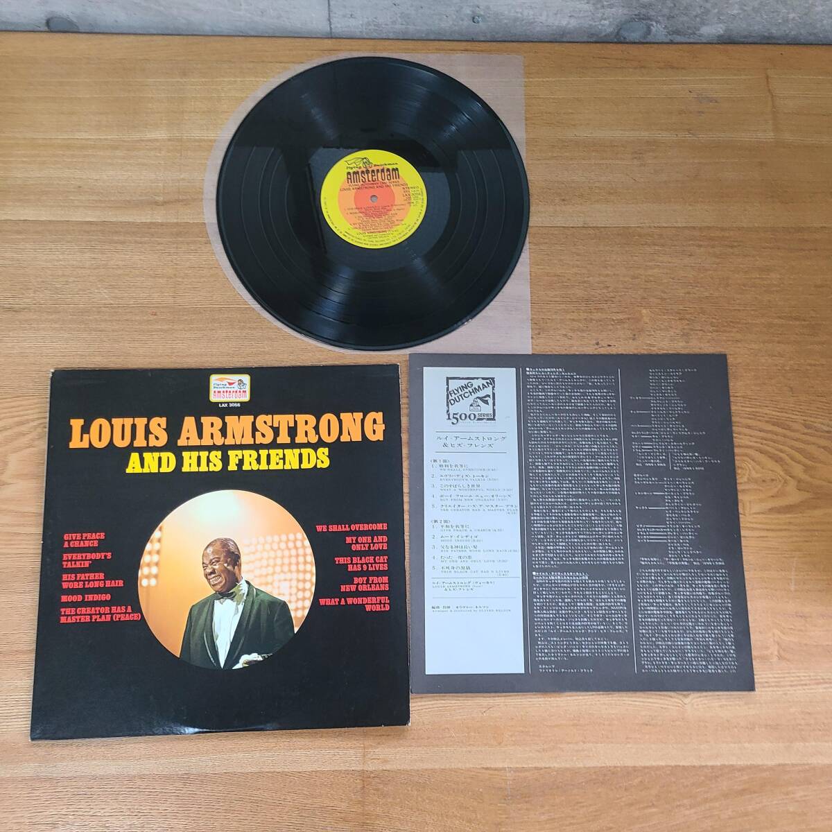 ボーカル LP /Louis Armstrong Louis Armstrong And His LAX3056 FLYING DUTCHMAN Japan Vinyl / /G241225-050