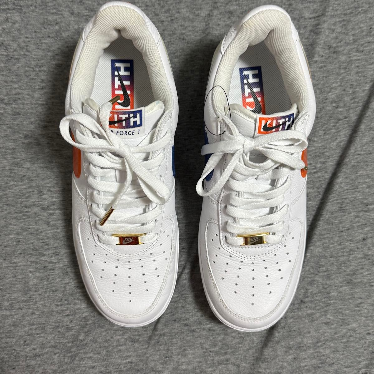 27 5cm NIKE AIR FORCE 1 kith New York Knicks nyc エア 27 5cm NIKE AIR FORCE 1 kith New York Knicks nyc エア