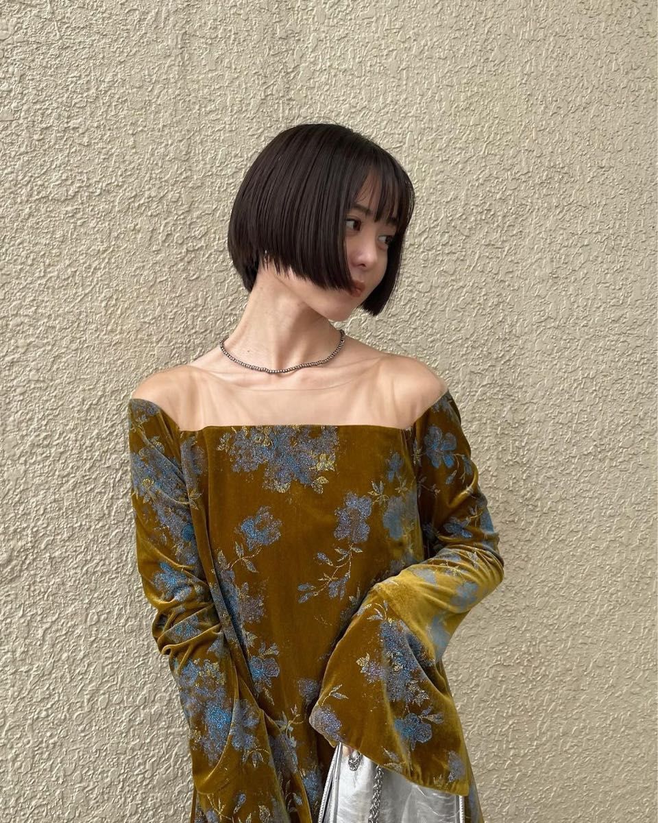 AMERI FLOWER PRINT VELOUR DRESS 4|Yahoo!フリマ(旧PayPay AMERI FLOWER PRINT VELOUR DRESS 4|Yahoo!フリマ(旧PayPay