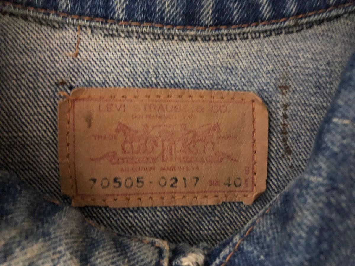 LEVIS (リーバイス )/70505-0217 /サイズ40 / 4thオリジナル LEVIS (リーバイス )/70505-0217 /サイズ40 / 4thオリジナル