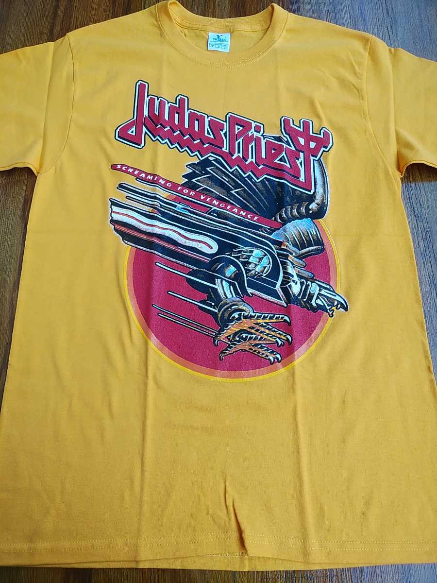 JUDAS PRIEST T-shirt Screaming for Vengeance yellow M Judas * Priest / iron maiden accept metallica motorhead