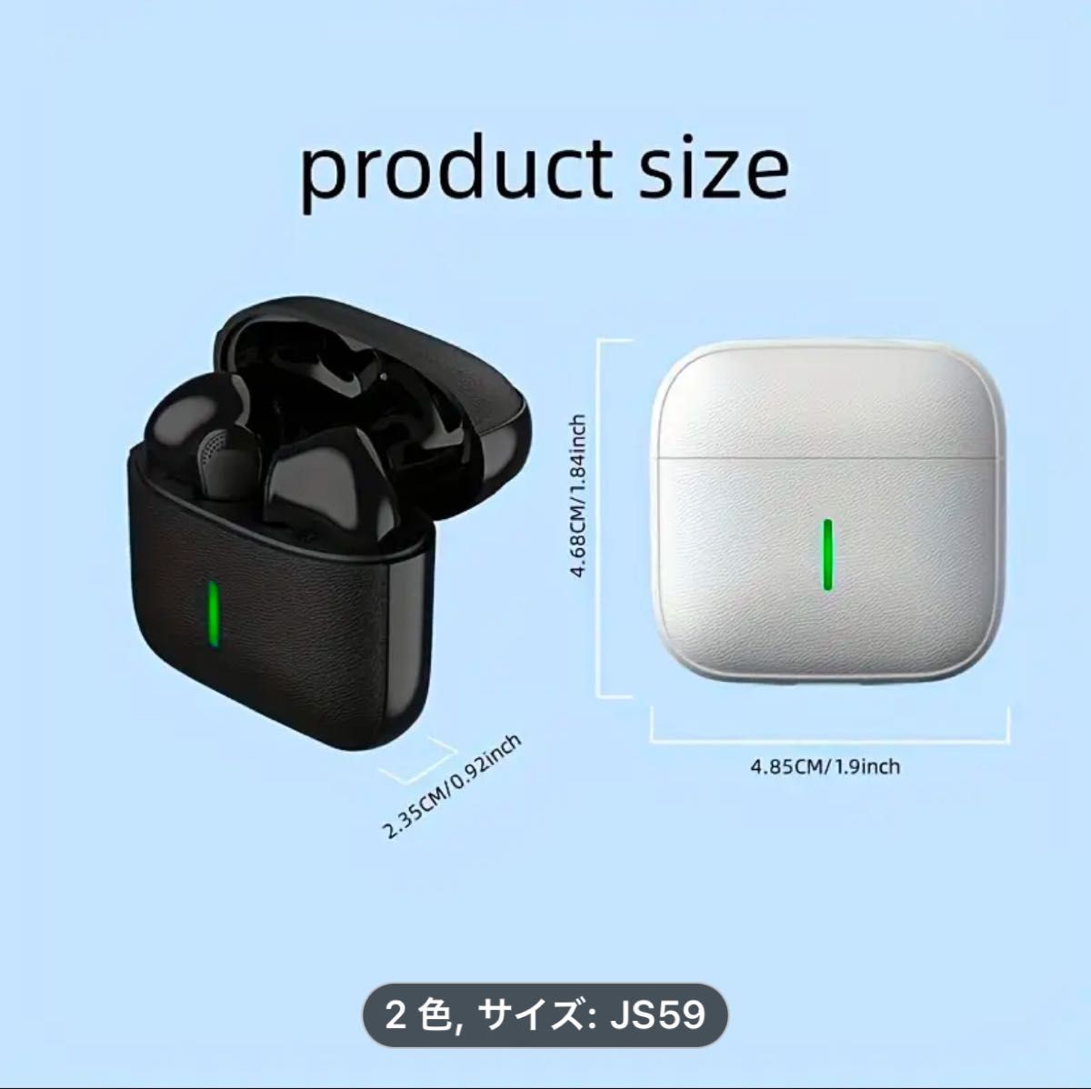 ワイヤレスイヤホン充電式(JS59) Headset JS59 超長時間バッテリー寿命のワイヤレスイヤホン