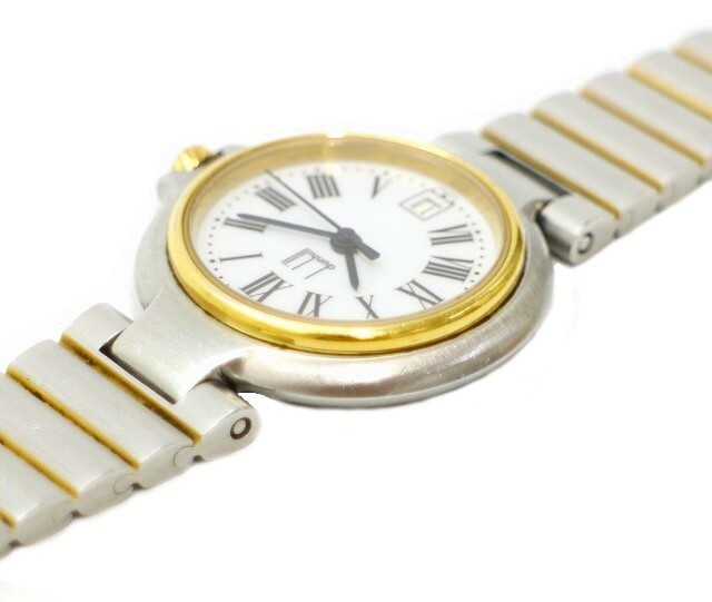  Dunhill dunhill наручные часы кварц часы изначальный цена 143,000 иен серебряный Gold белый циферблат женский 