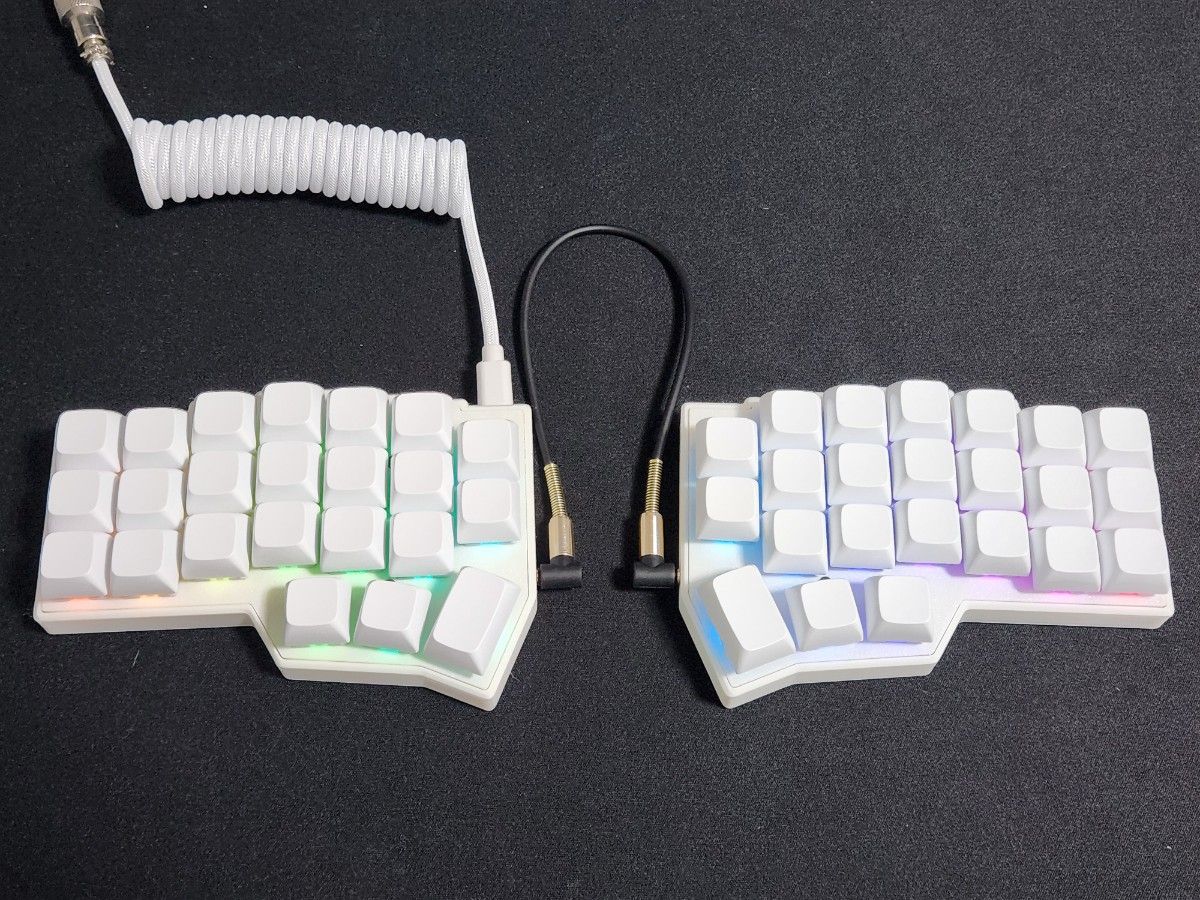 Corne v4 1 Cherry 完成品 自作キーボード ホワイト|Yahoo Corne v4 1 Cherry 完成品 自作キーボード ホワイト|Yahoo