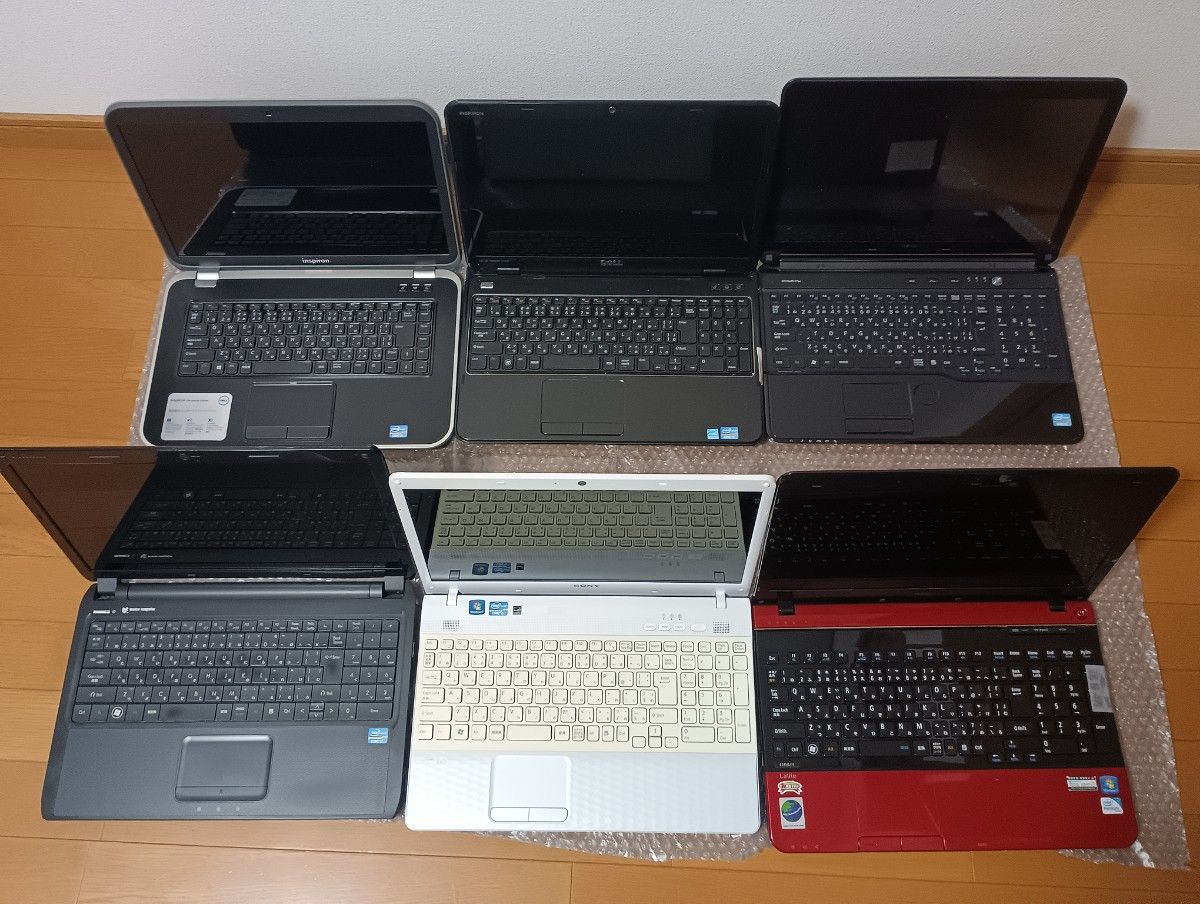ジャンク ノートパソコン ノートpc まとめ 6台 部品取り|Yahoo ジャンク ノートパソコン ノートpc まとめ 6台 部品取り|Yahoo