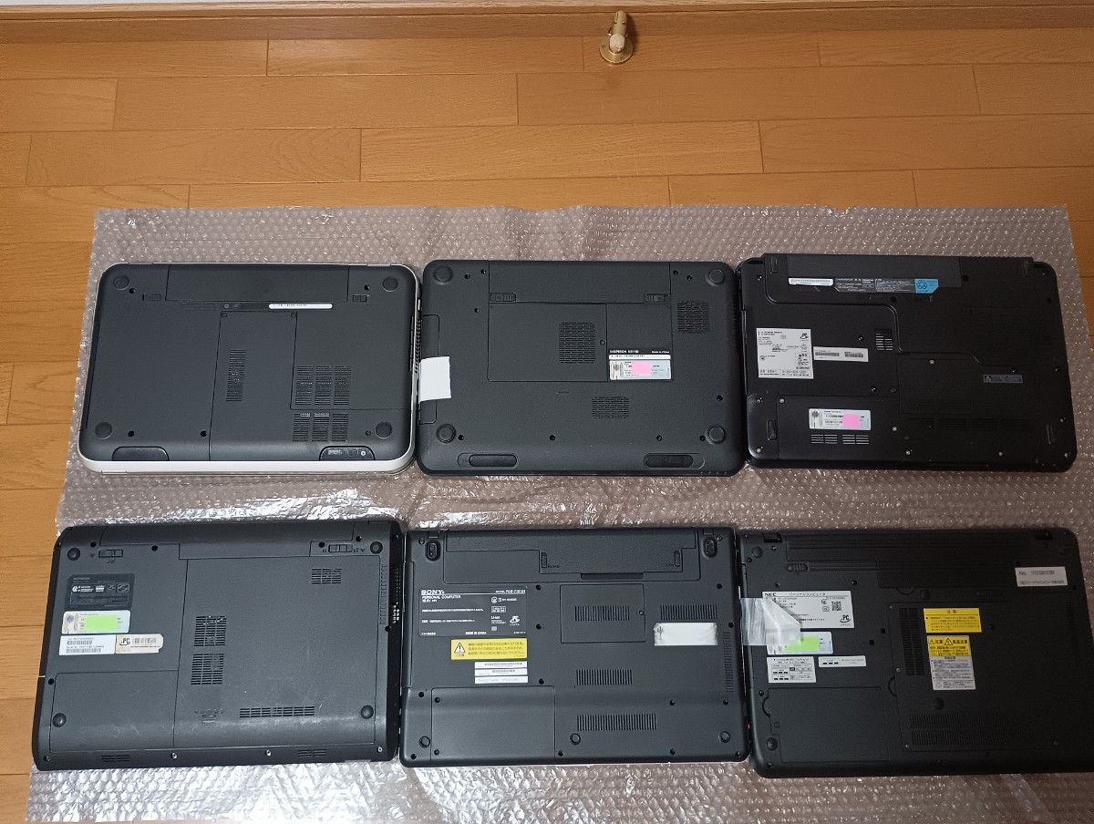 ジャンク ノートパソコン ノートpc まとめ 6台 部品取り|Yahoo ジャンク ノートパソコン ノートpc まとめ 6台 部品取り|Yahoo