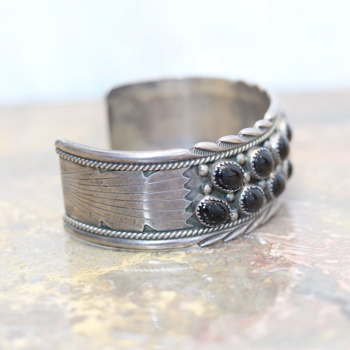 INDIAN JEWERLY JS NAVAJO BANGLE/インディアンジュエリーナバホバングル_画像2