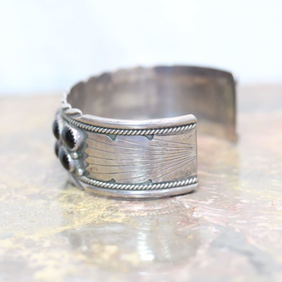 INDIAN JEWERLY JS NAVAJO BANGLE/インディアンジュエリーナバホバングル_画像6