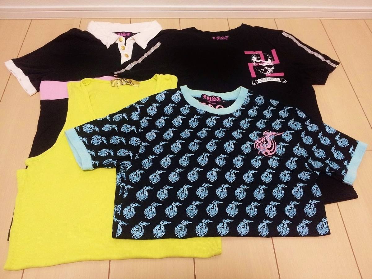 廃盤レア物!!☆LUST since2005 半袖Tシャツなど 4点セット 廃盤レア物!!☆LUST since2005 半袖Tシャツなど 4点セット