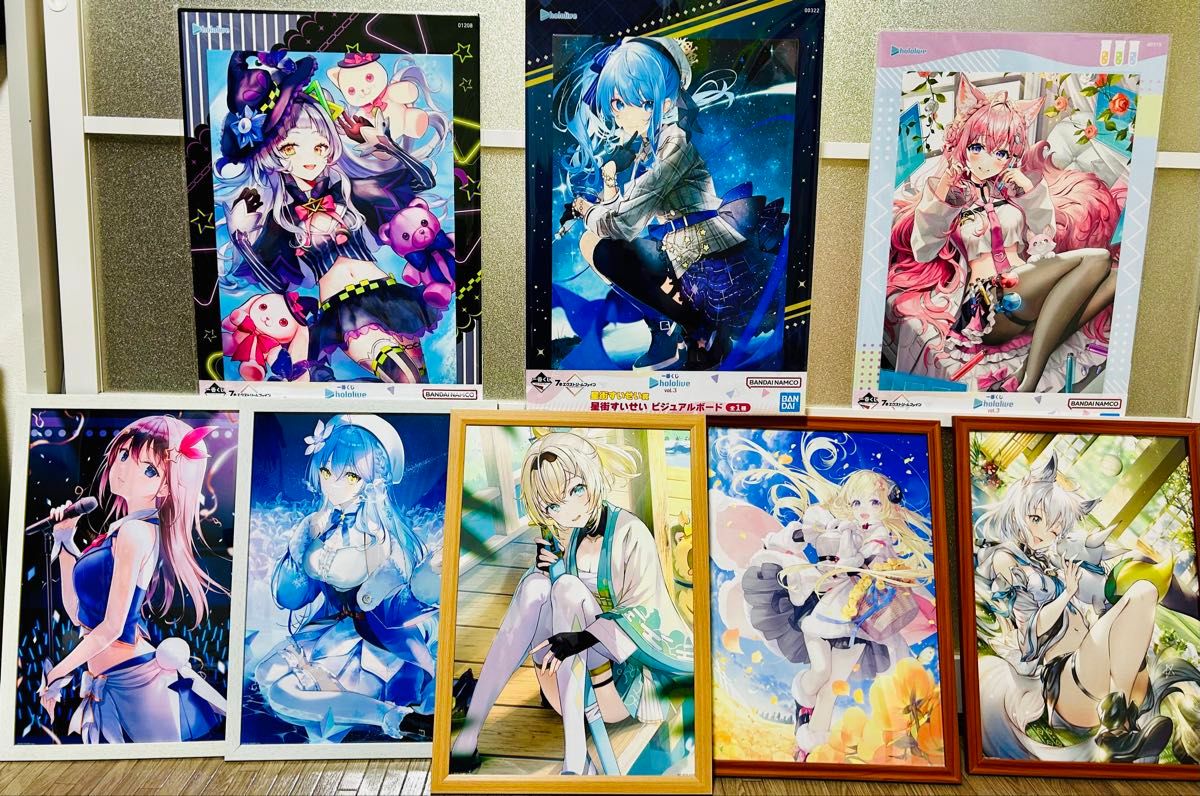 ホロライブ グッズ ビジュアルボード まとめ売り 8点 一番くじ ホロライブ グッズ ビジュアルボード まとめ売り 8点 一番くじ