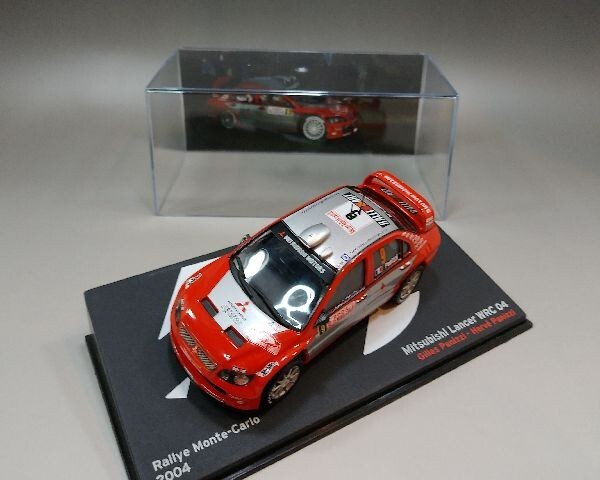 デアゴスティーニ ラリーカーコレクション 1/43 三菱ランサー WRC 04 ラリーモンテカルロ 2004