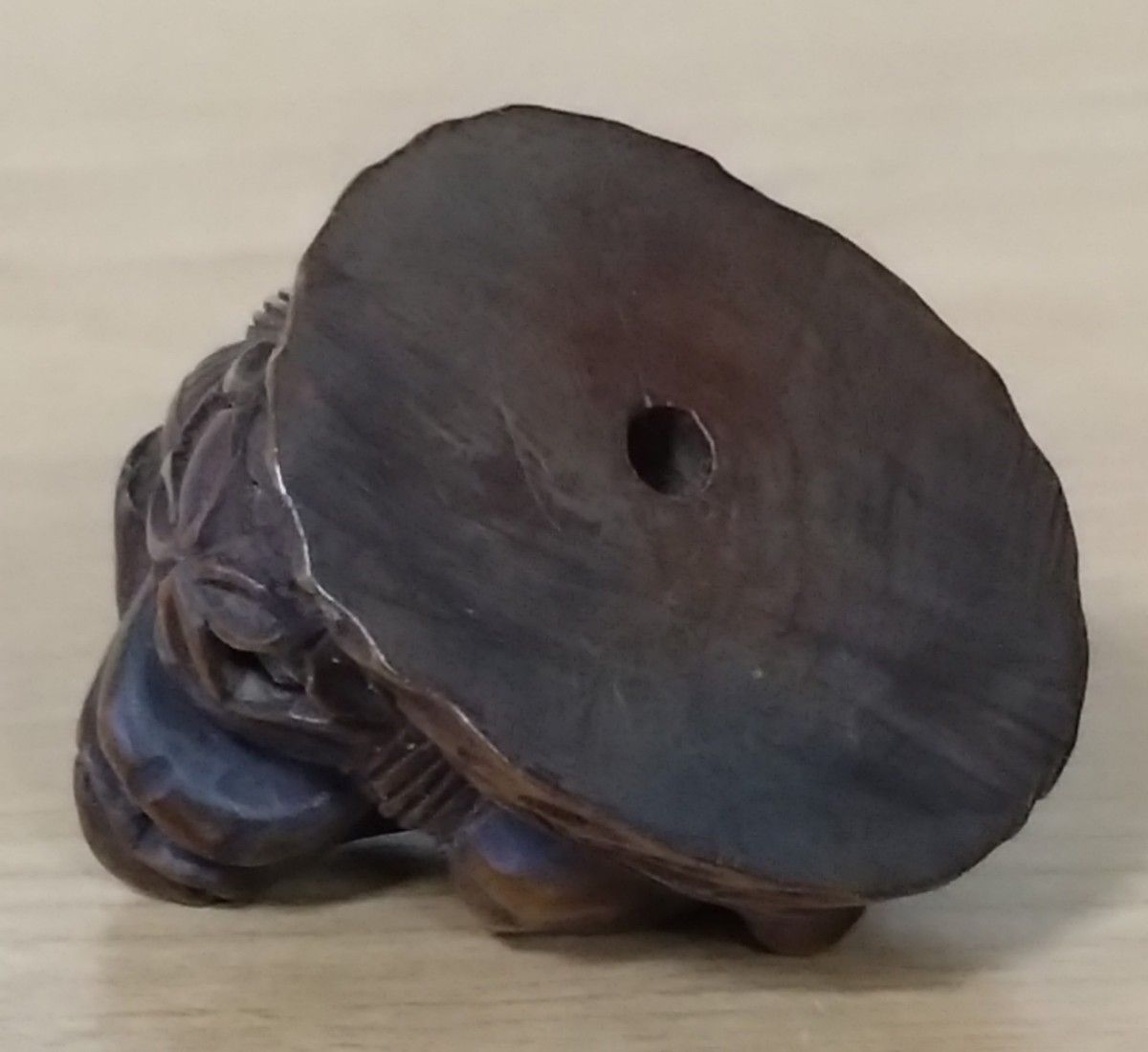 珠取獅子木彫根付 江戸時代 獅子根付 時代物 根付 柘植|Yahoo 珠取獅子木彫根付 江戸時代 獅子根付 時代物 根付 柘植|Yahoo