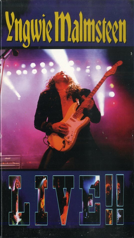 H00023149/VHSビデオ/イングウェイ・マルムスティーン「LIVE!!」