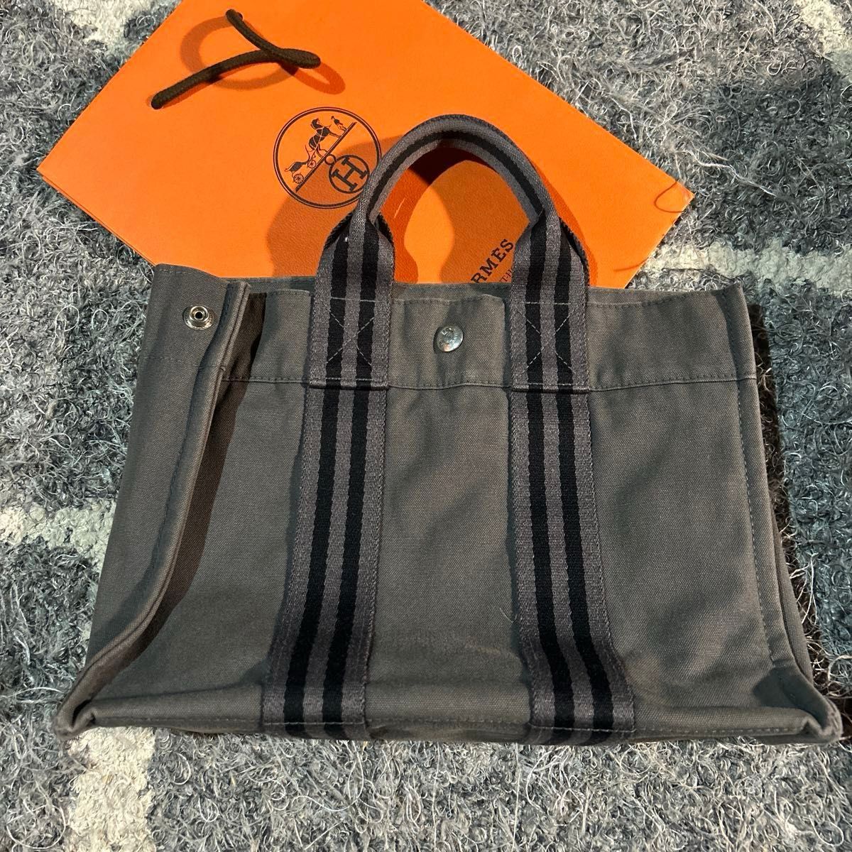 エルメス HERMES エールライン ミニトートバッグ キャンバス エルメス HERMES エールライン ミニトートバッグ キャンバス