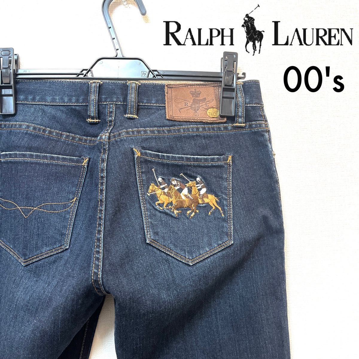希少】00年代 Ralph Lauren(ラルフローレン) ポロプレイヤー刺繍 希少】00年代 Ralph Lauren(ラルフローレン) ポロプレイヤー刺繍