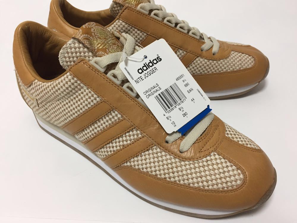 デッド 希少 レア 06年製 adidas NITE JOGGER アディダス ナイトジョガー プレミアムレザー us10 JP 28 カントリー 正規品