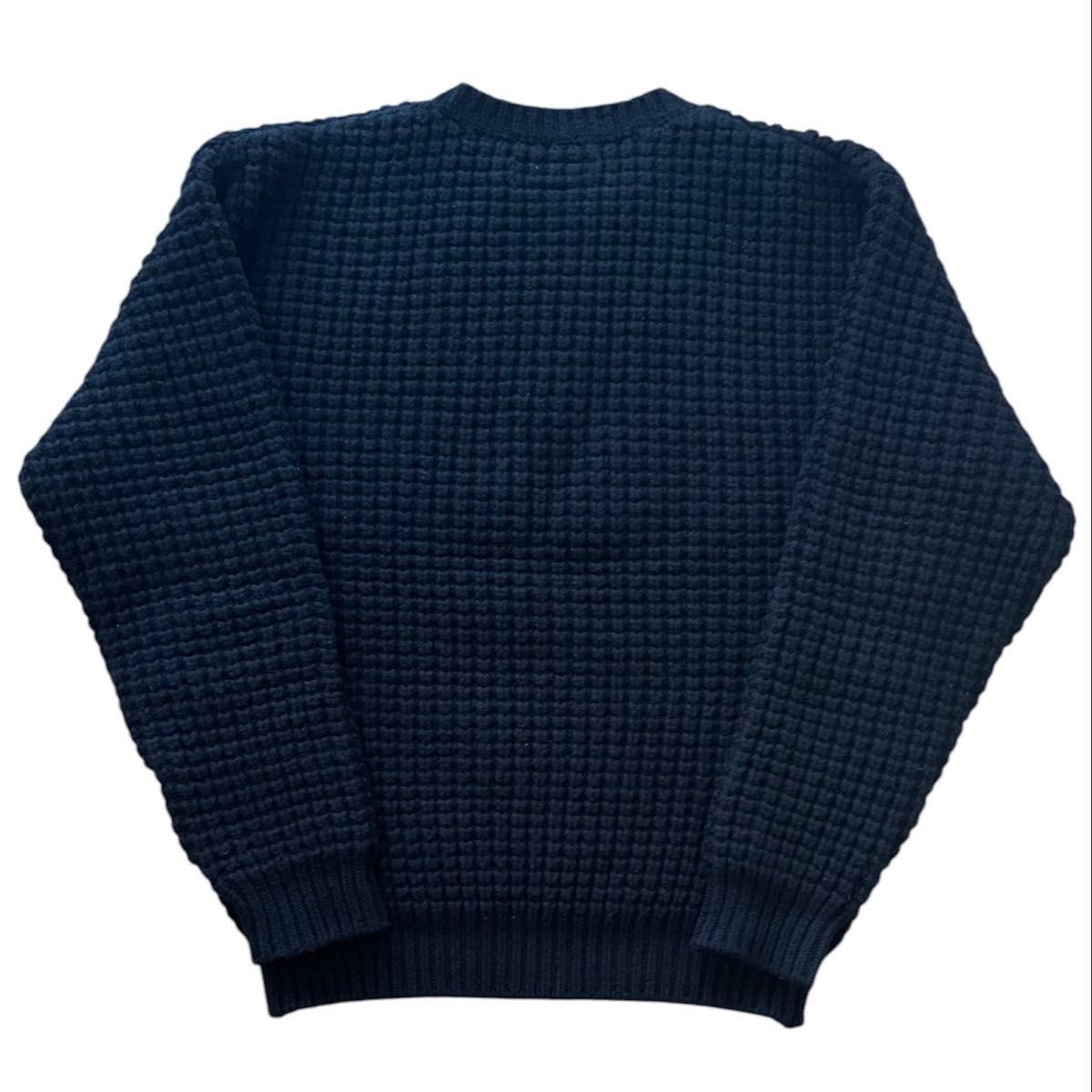 野村訓市着 WACKO MARIA WAFFLE KNIT SWEATER ワッフル ニット 野村訓市着 WACKO MARIA WAFFLE KNIT SWEATER ワッフル ニット
