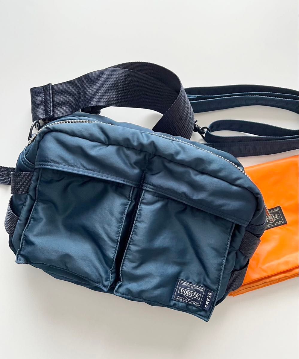 美品》PORTER ポーター PORTER×BEAMS ビームス ウエストバッグ 美品》PORTER ポーター PORTER×BEAMS ビームス ウエストバッグ