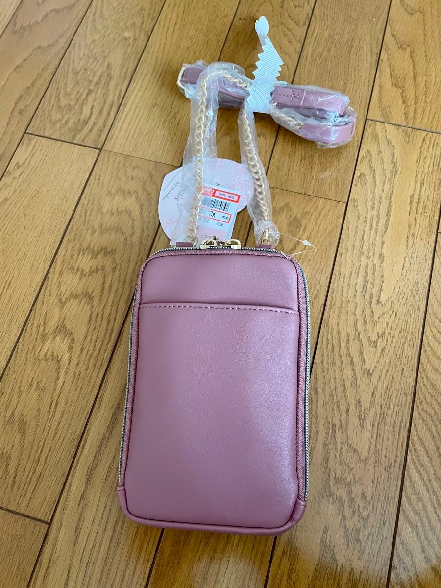 新品】しまむら 青木美沙子 NINA'S ショルダーバッグ ピンク 新品】しまむら 青木美沙子 NINA'S ショルダーバッグ ピンク