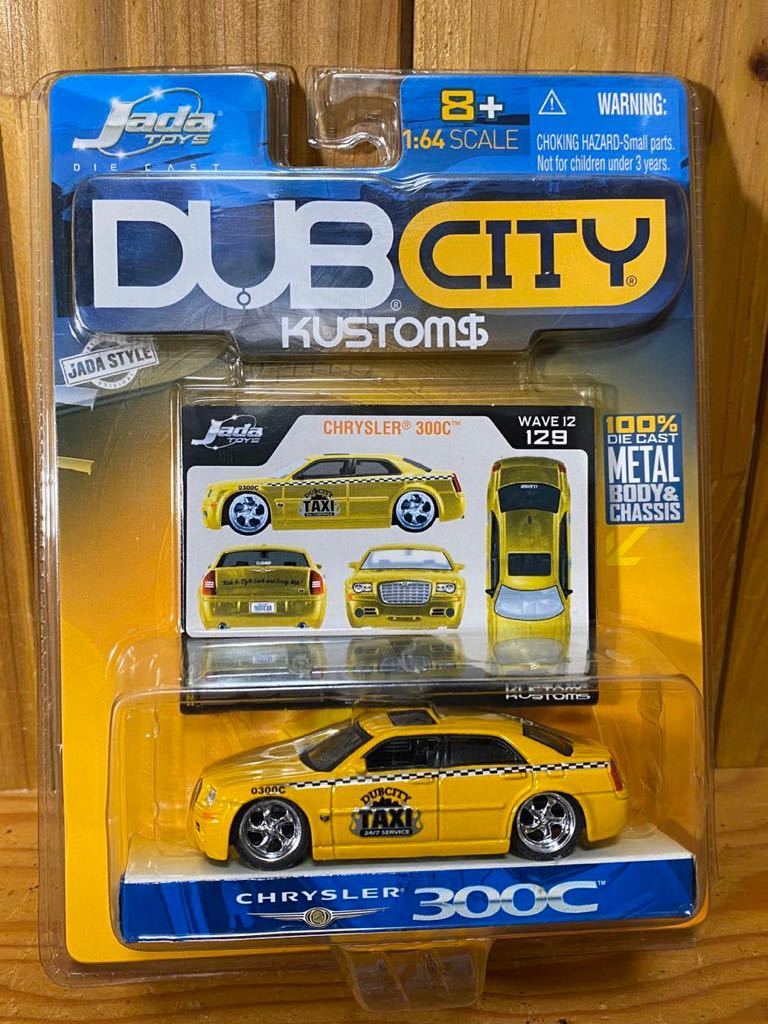 JADA 1/64 KUSTOMS chryslera 300C TAXI_画像1