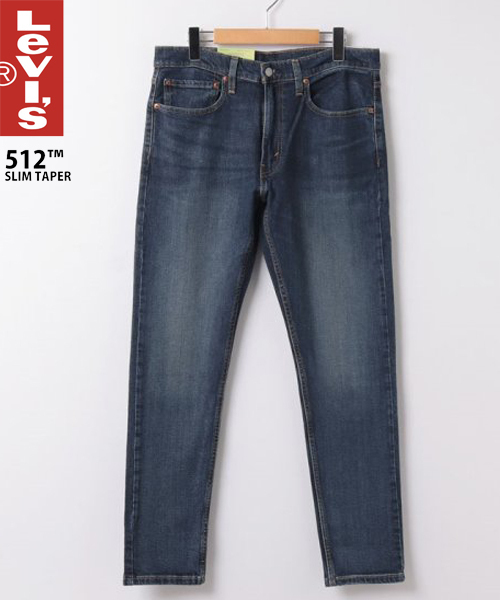  new goods tag 9350 jpy .#Levi\'s Levi's /512 slim taper dark used stretch Denim 28833-0887/34# stock limit #