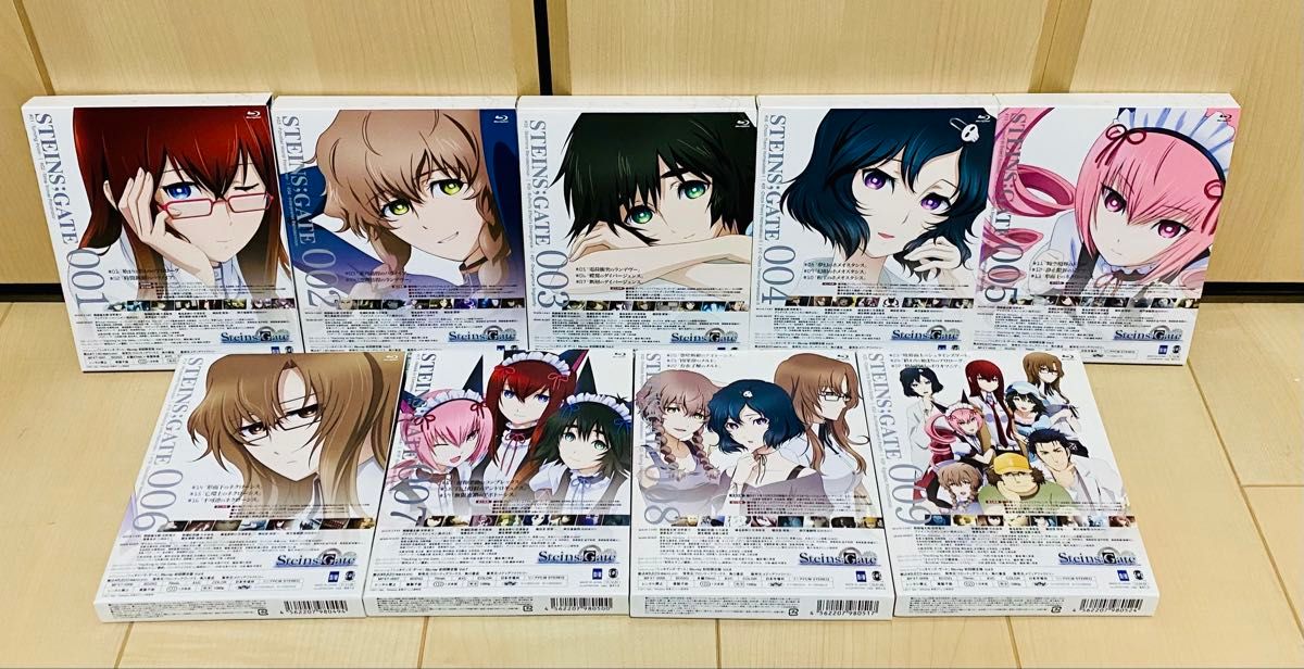 【帯付】 STEINS;GATE 1期 シュタインズゲート Blu-ray 全9巻セット 【帯付】 STEINS;GATE 1期 シュタインズゲート Blu-ray 全9巻セット