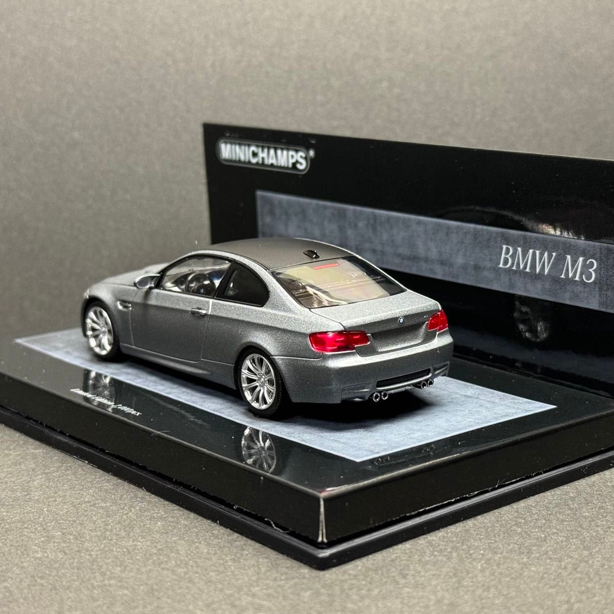 1/43 ミニチャンプス BMW M3 E92 2008 Matt Grey Linea Opaca No 1/43 ミニチャンプス BMW M3 E92 2008 Matt Grey Linea Opaca No