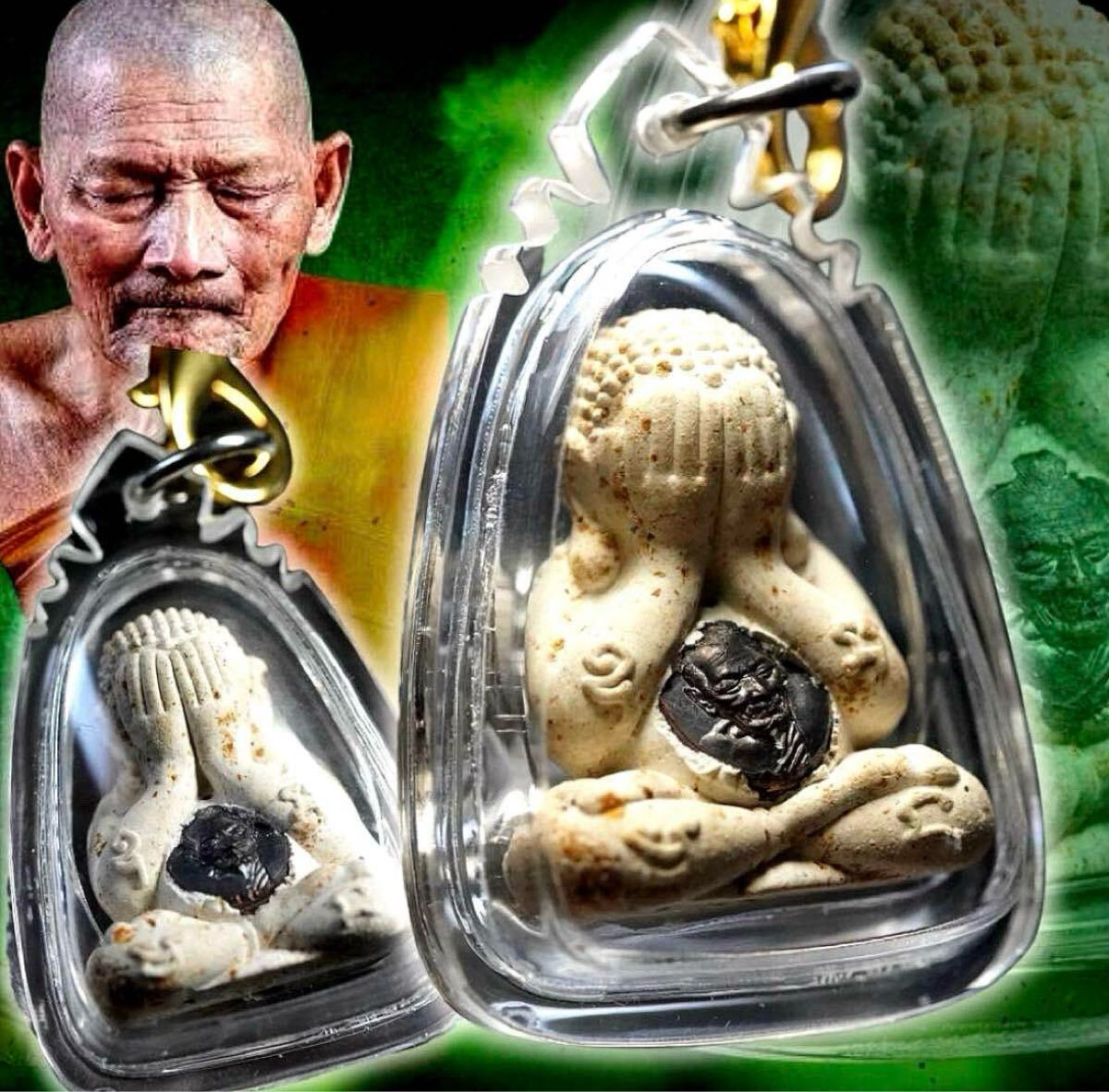 [ специальный версия ] число 100 десять тысяч человек. вера rua Imai yan. бог . Mugen. ... pra kru усилитель lapita- амулет Thai удача в деньгах 