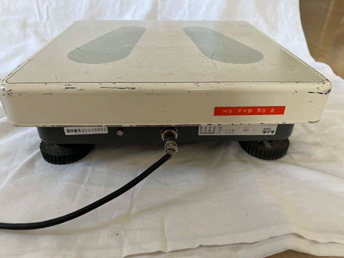 動作確認品 TANITA タニタ 精密体重計 BWB-200 業務用 使用範囲