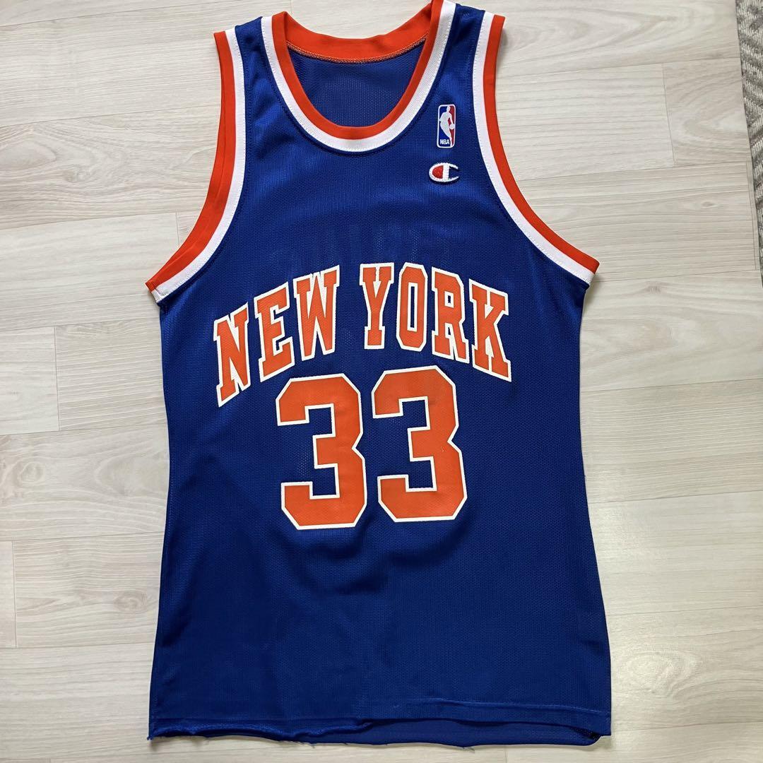 NBA EWING #33 パトリック・ユーイング KNICKS ニューヨーク・ニックス Champion チャンピオン ヴィンテージ ユニフォーム カリー レブロン