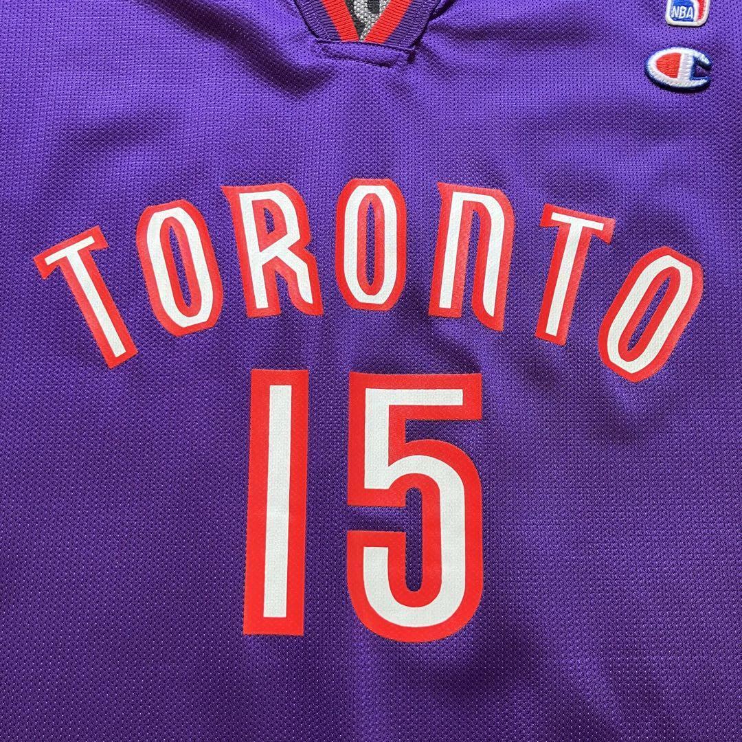 【美品】 NBA ビンス?カーター RAPTORS トロント?ラプターズ CARTER #15 Champion チャンピオン ヴィンテージ ユニフォーム ジョーダン