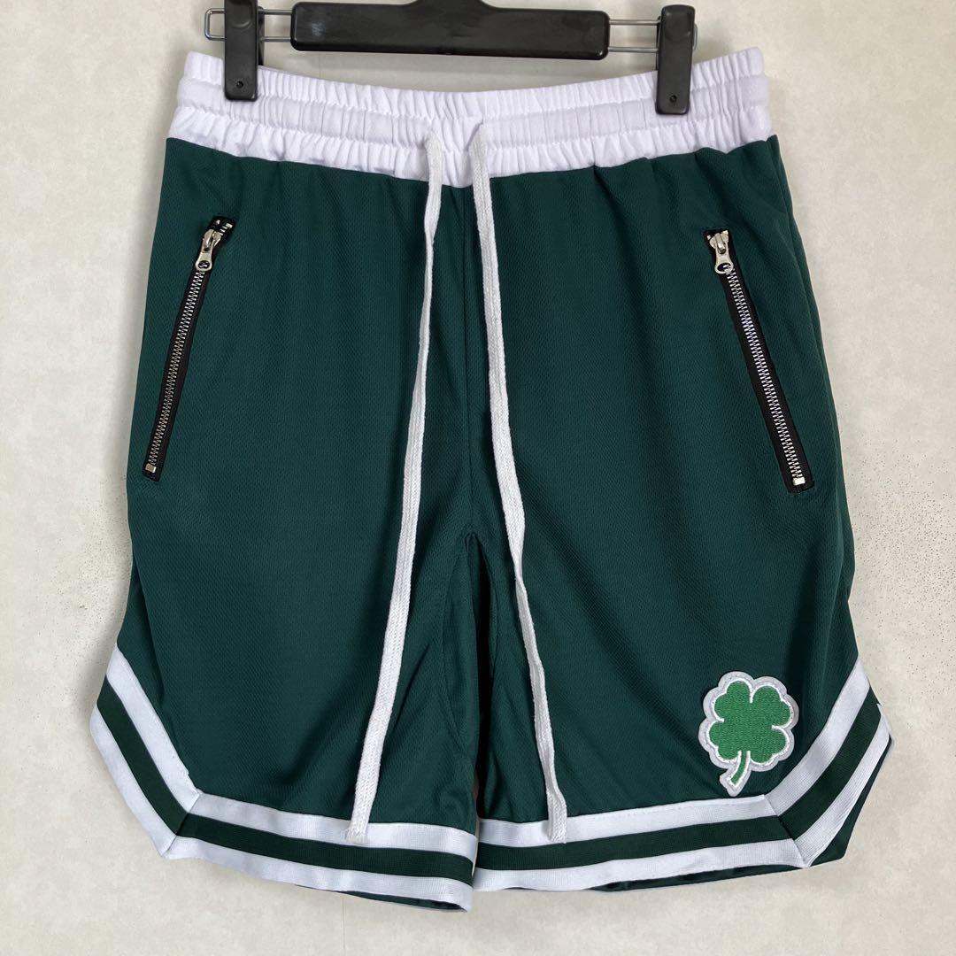 ★新品 NBA ボストン・セルティックス CELTICS バスケットボール バスパン ショーツ ユニフォーム バスケ ジャージ ハーフパンツ L 美品