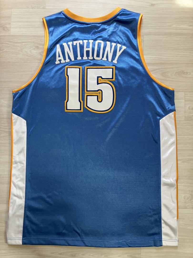 【希少】 NBA NUGGETS　ANTHONY #15 カーメロ・アンソニー reebok リーボック製 オーセンティック ユニフォーム バスケ ジャージ ナゲッツ