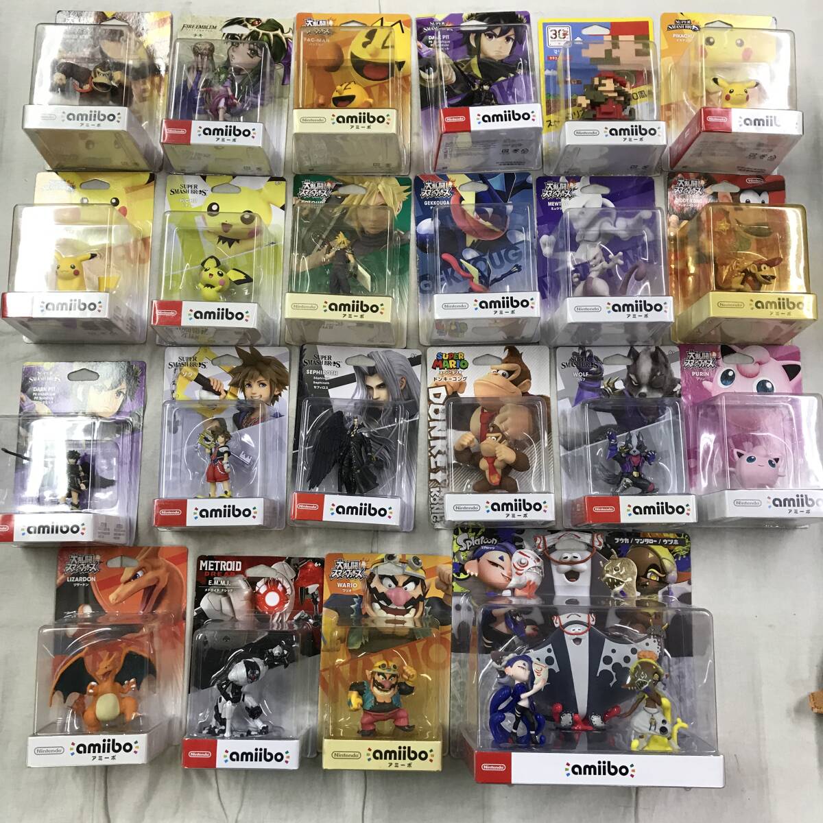 gf134 送料無料!未開封品 アミーボ amiibo まとめ 22点セット gf134 送料無料!未開封品 アミーボ amiibo まとめ 22点セット