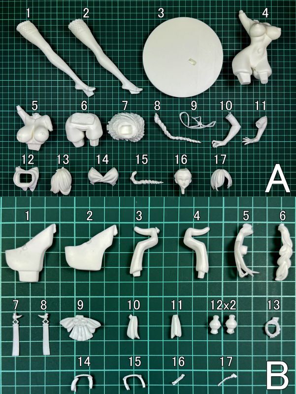 !_1/6 Owari azur полоса 33cm не собран не крашеный детали полимер товар гараж комплект галет ki