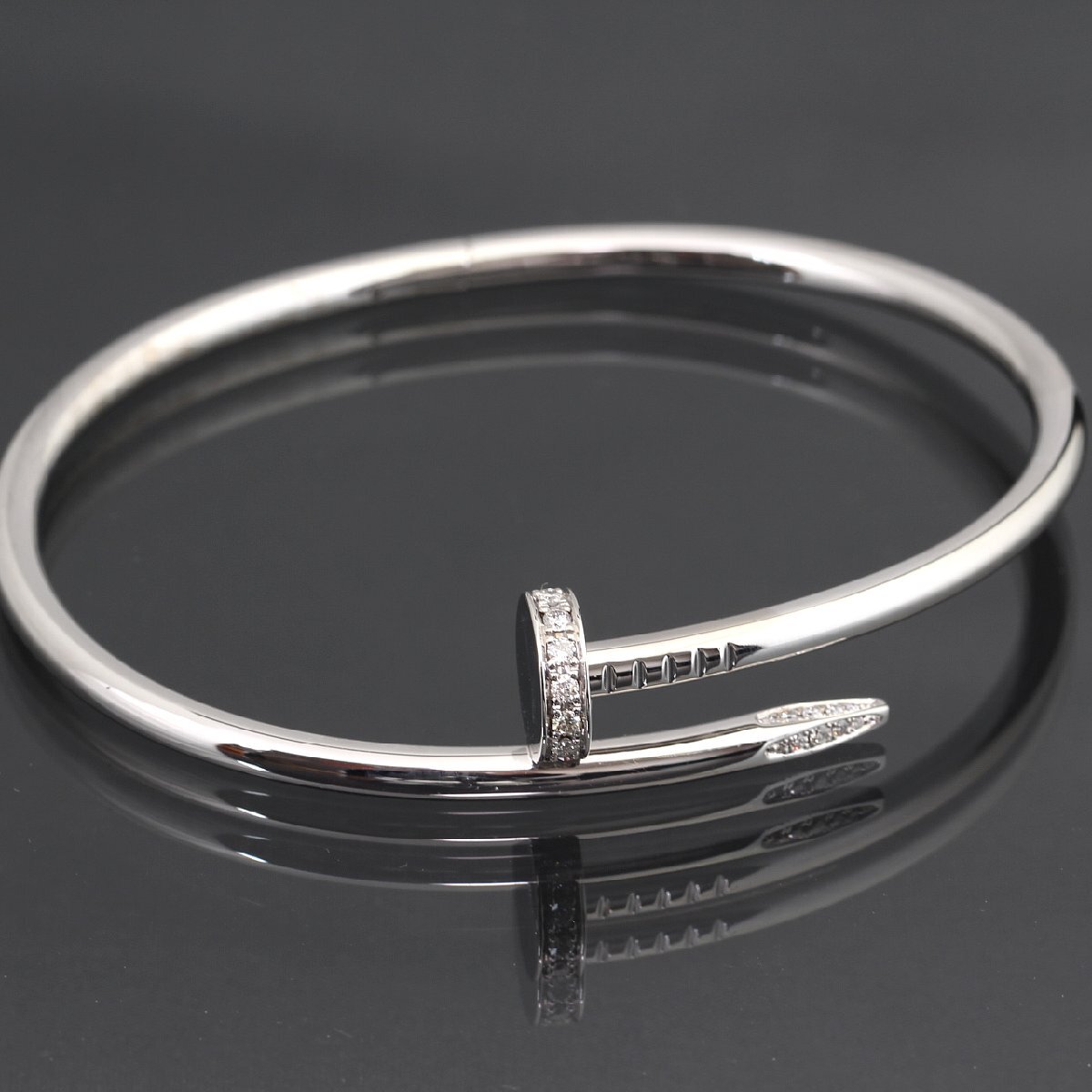 美品 カルティエ Cartier 新型 ジュストアンクル ダイヤモンド 美品 カルティエ Cartier 新型 ジュストアンクル ダイヤモンド