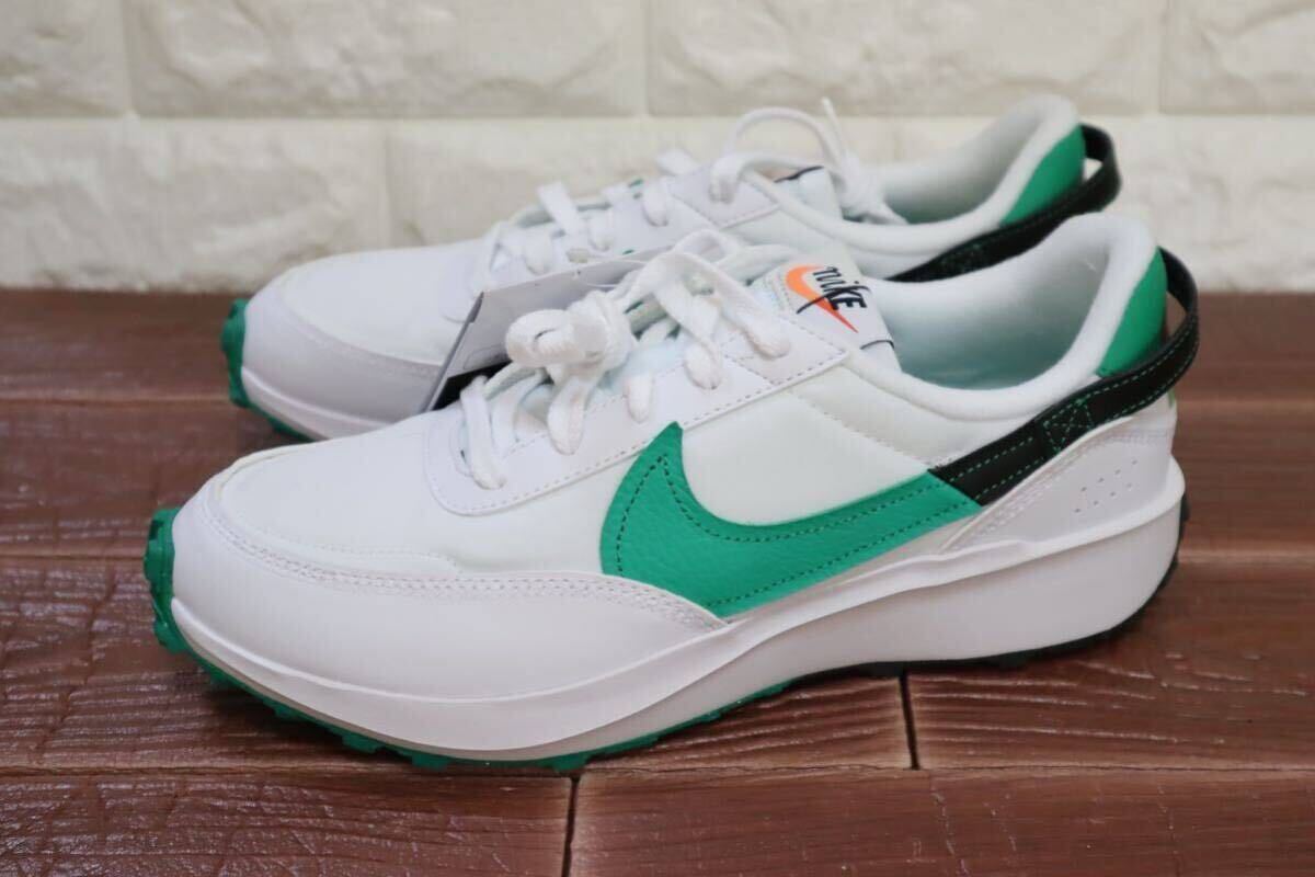 新品 26㎝ NIKE ナイキ WAFFLE DEBUT ワッフルデビュー　メンズスニーカー　ホワイト　グリーン