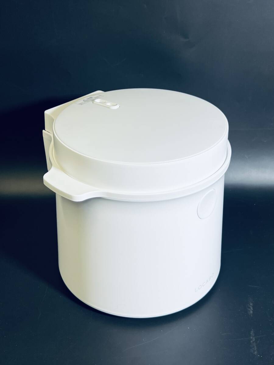 ROCABO ロカボ 糖質(zhì)カット炊飯器 白 本體 キッチン用品 ジャー 家電 おいしいごはん 中古 訳有り 21年式
