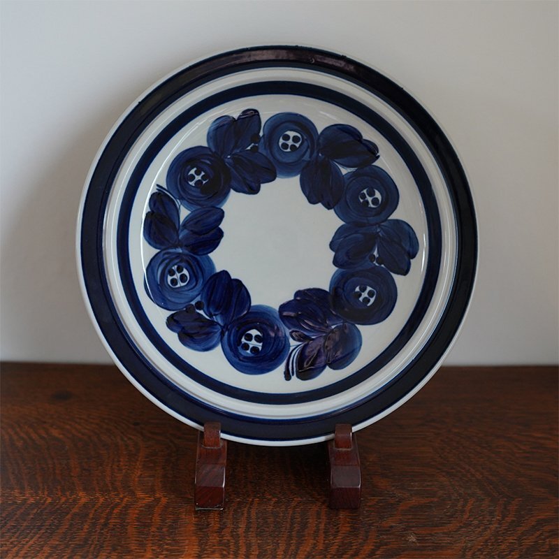 ARABIA / 'ANEMONE' / 60s / Finland Финляндия Arabia 60 годы plate 