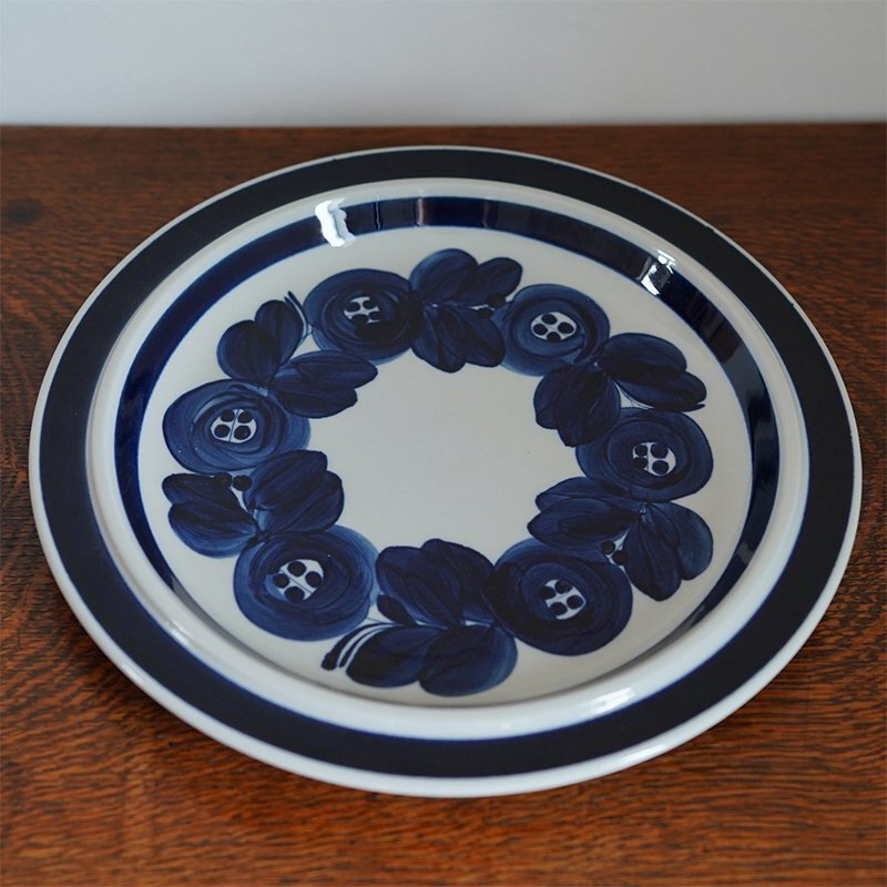 ARABIA / 'ANEMONE' / 60s / Finland Финляндия Arabia 60 годы plate 