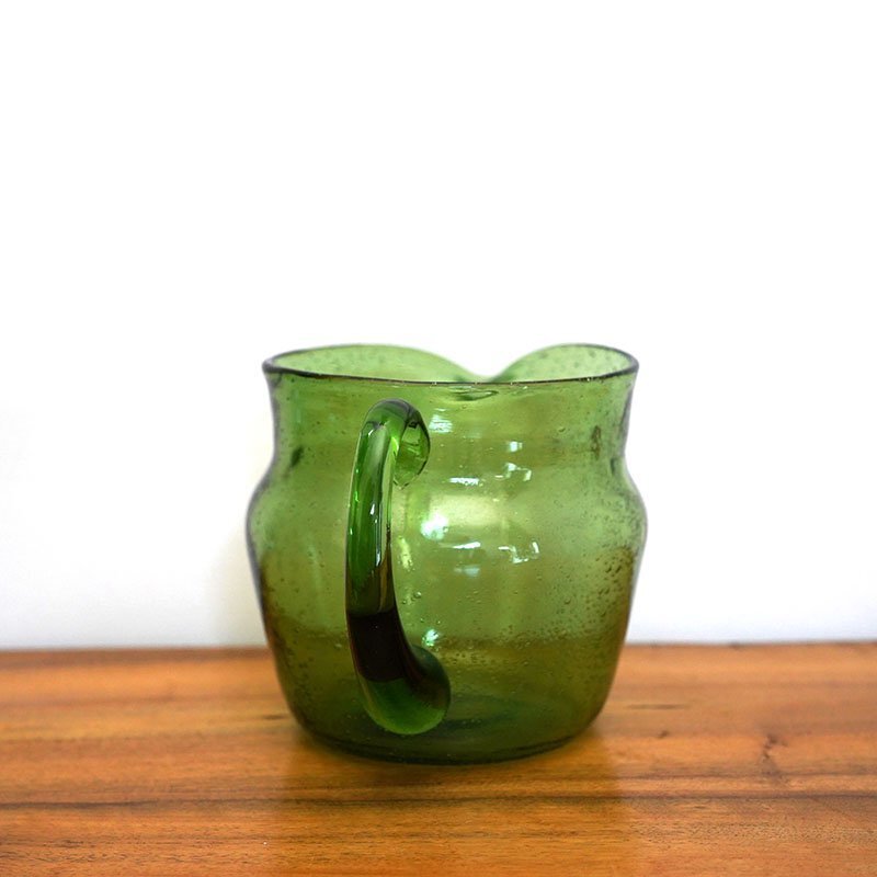 Erik Hoglund Pitcher/ Green Glass / Kosta Boda / Sweden