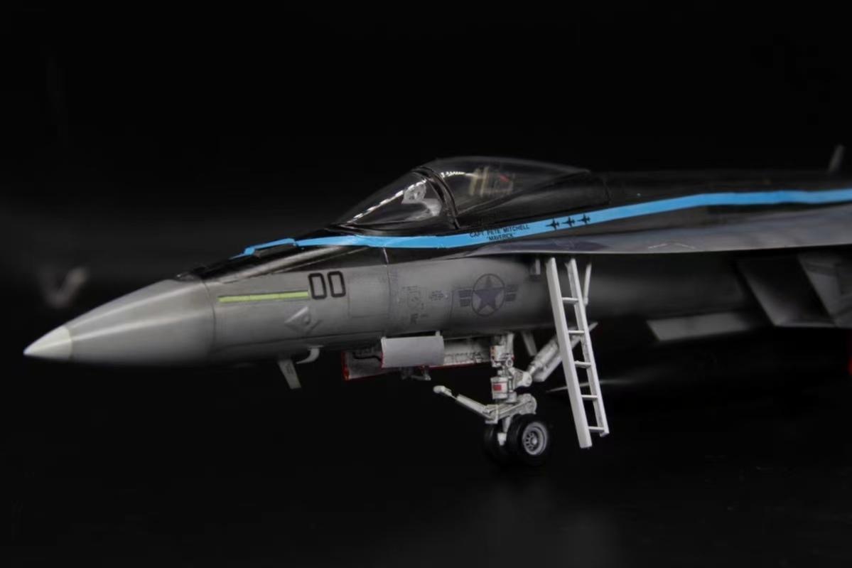 Revell 1/48 America военно-морской флот F/A-18F super Hornet верх gun сборка покрашен конечный продукт 
