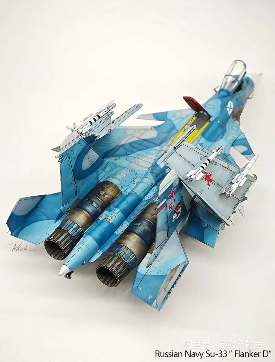 1/48 Россия ВВС SU-33 Frank D сборка покрашен конечный продукт 