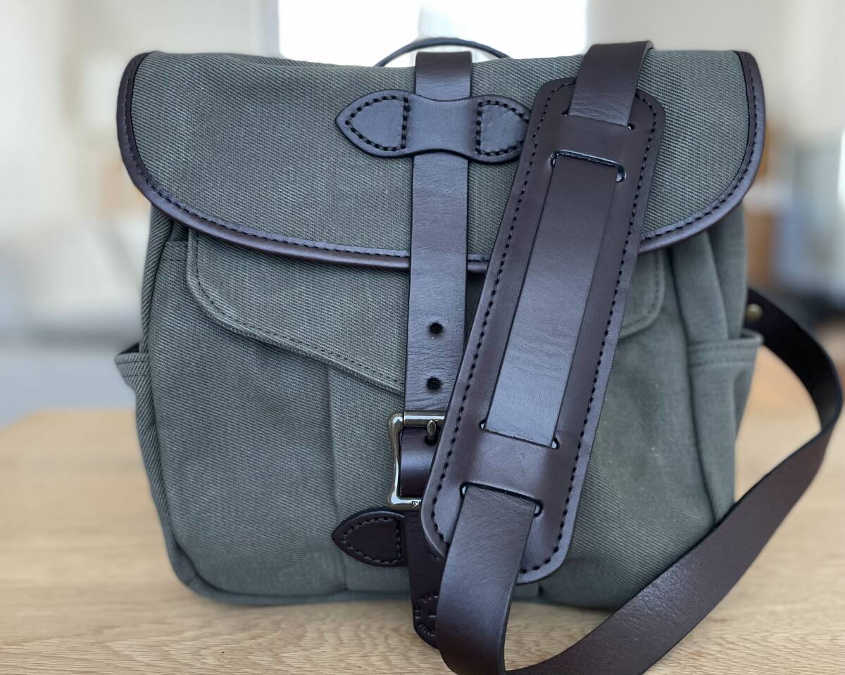 FILSON SMALL RUGGED TWILL FIELD BAG フィルソン スモール ラギッドツイル フィールドバック OTTER GREEN 未使用品 MADE IN USA