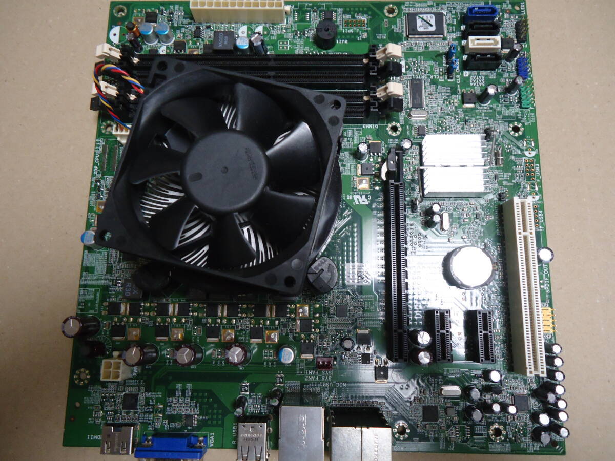 DELL INSPIRON 580マザーボード DH57M02 + 2GBx2 Memory + Intel Corei5 750 ＋ Radeon HD2400PRO