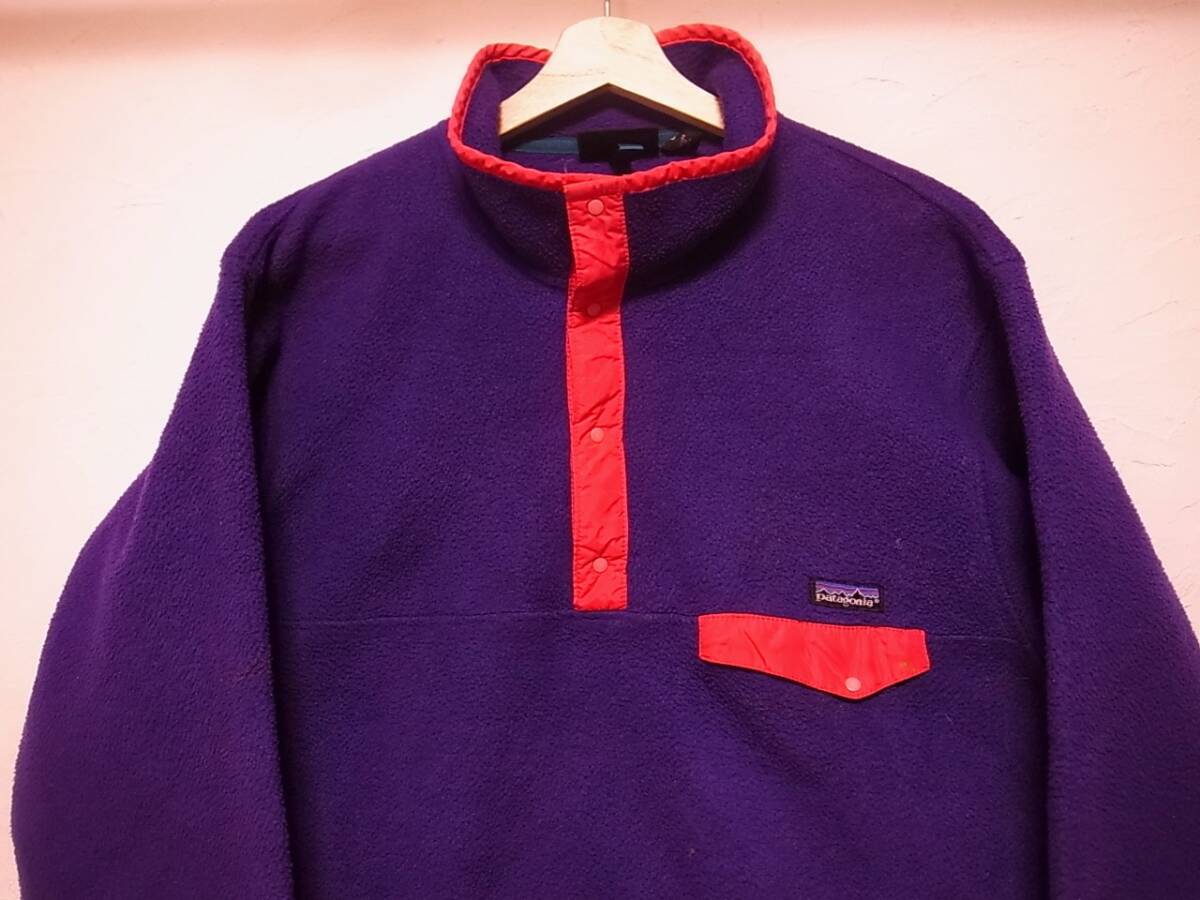 【エッグプラント】90s Patagonia パタゴニア シンチラ スナップT フリース ジャケット /ビンテージ レトロX インファーノ パイル シンプル
