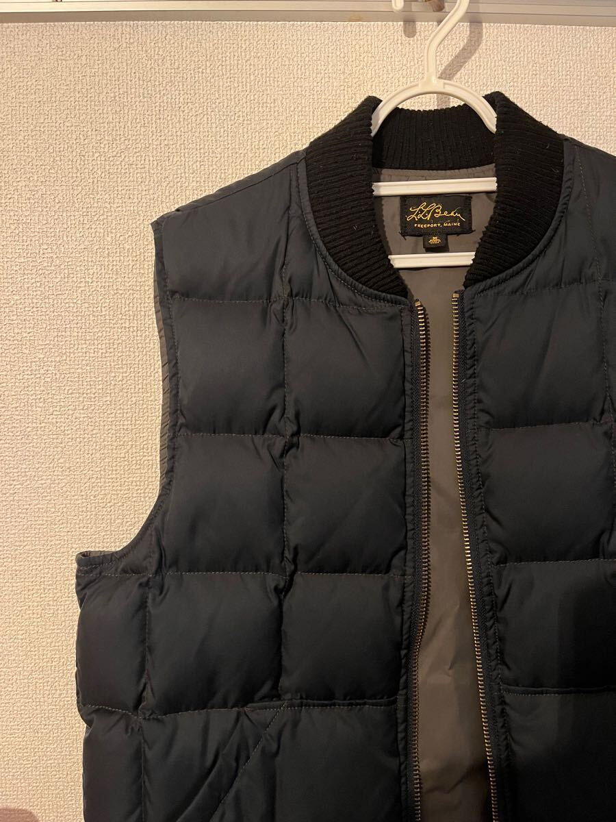 LL BEAN キルティングダウンベスト　ネイビー ダウンベスト ネイビー ベスト ダウン ナイロン 70s 80s M
