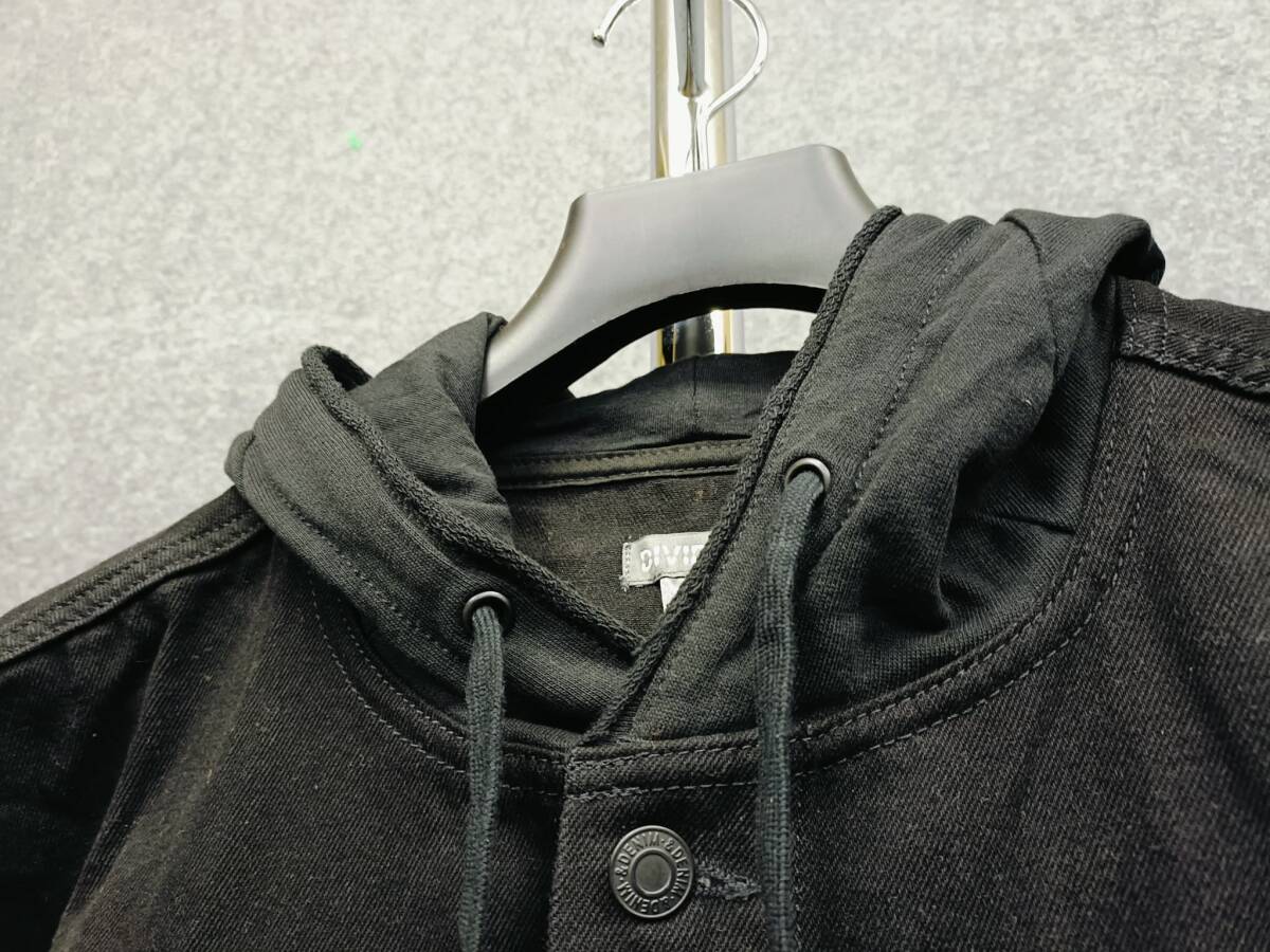 ★H&M エイチアンドエム フードデニムジャケット ジャケット アウター XXL