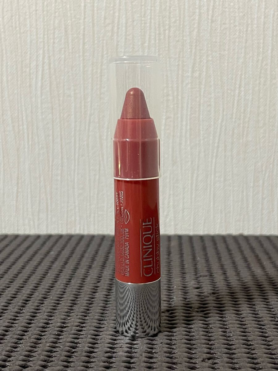 N5B517◆新古品◆ クリニーク チャビースティック モイスチャライジング リップカラー バーム 04 メガメロン リップカラー 口紅