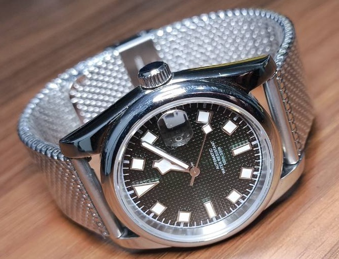黒2 NO LOGO ノーロゴ オマージュウォッチ 自動巻き 機械式 SEIKO NH35A パイロット ミリタリー ベンラス ナバル WMT MWC CWC marathon